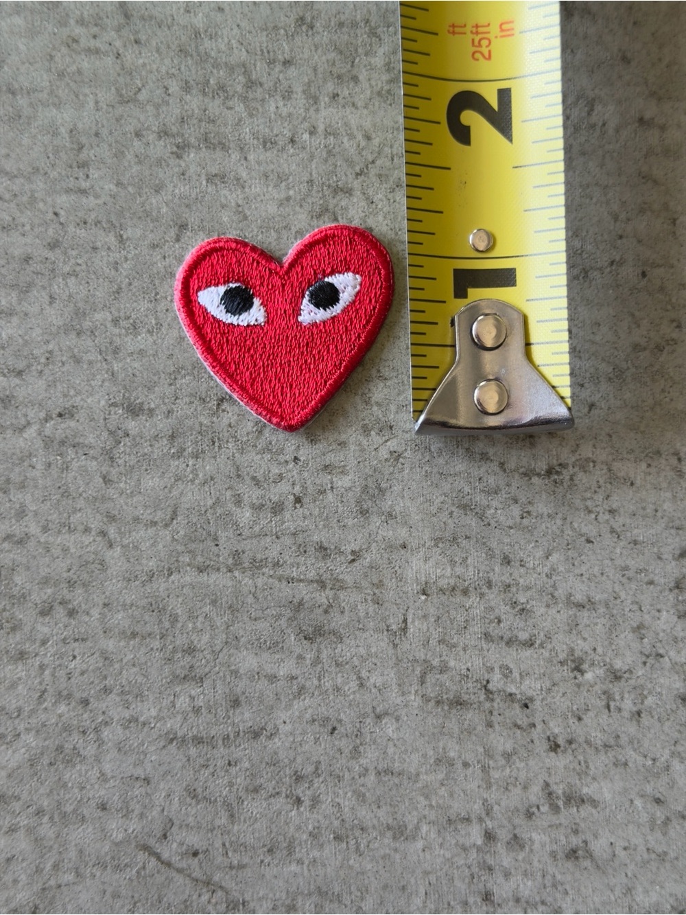 Mini Heart Patch / Red - Picture 5 of 5